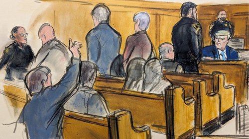 Eligen a los 12 miembros del jurado del juicio a Trump