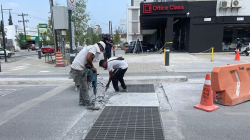 Ahora surgen daños en Centrito Valle remodelado