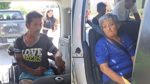 Rescata DIF NL a abuelitos a los que la sobrina les roba pensión