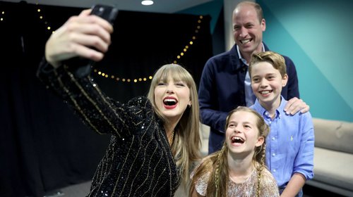 Príncipe William asiste con sus hijos a concierto de Taylor Swift