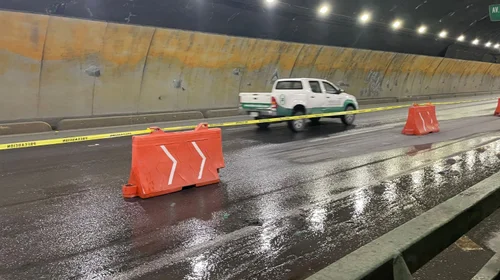 Sigue la filtración de agua en túnel, de Monterrey a San Pedro