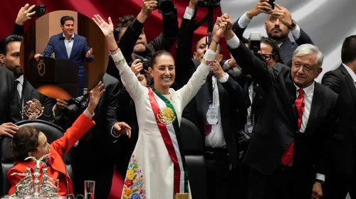 Felicitan Samuel y otras figuras políticas a Claudia Sheinbaum