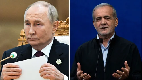 Putin y presidente iraní discuten situación en Oriente Medio