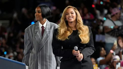 Beyoncé respalda a Kamala Harris durante mitin en Houston