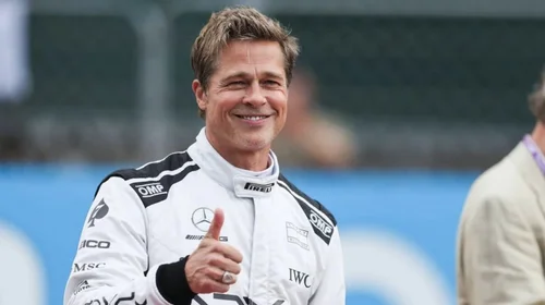Brad Pitt graba escenas de película 'F1' en Gran Premio de México