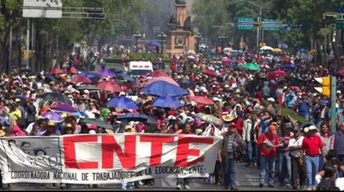 Convoca CNTE a movilización nacional y paro el 30 de octubre