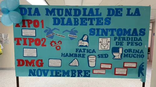Conmemoran Día Mundial de la Diabetes en hospital de Reynosa