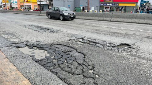 Surgen más baches en San Nicolás tras lluvias