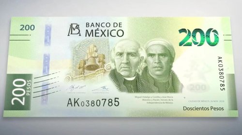 Banxico lanza nuevo billete de $200 por 30 años de autonomía
