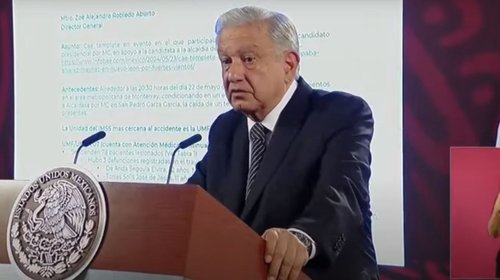 AMLO lamenta tragedia en San Pedro; se solidariza con MC