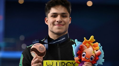 Gana medalla de bronce el clavadista regio Osmar Olvera