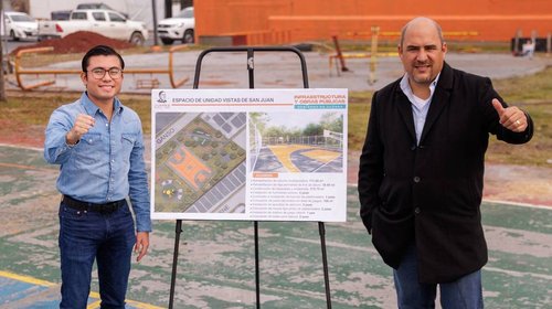 Avanza remodelación del Espacio de la Unidad en Juárez