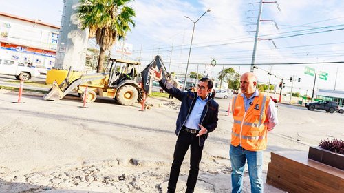 Inician obras de rehabilitación pluvial en El Sabinal