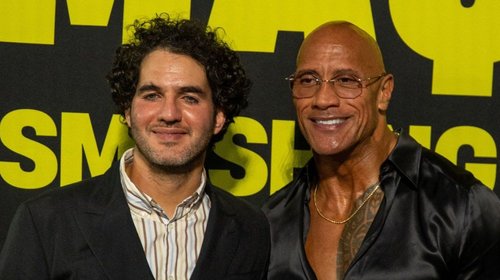 ‘La Roca’ y Benny Safdie presentan 'La máquina en México'