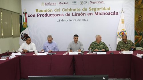 Refuerzan seguridad en Michoacán tras extorsión a productores