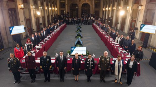 Claudia revisa con gobernadores los avances y retos en seguridad