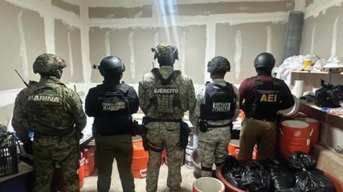 Desmantelan laboratorio de metanfetamina en Tijuana