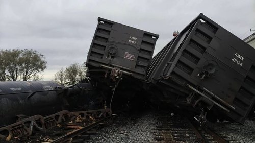 Descarrila tren en Sonora; refuerzan vigilancia ferroviaria