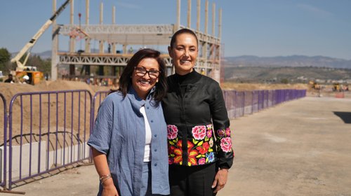 Sheinbaum supervisa polo industrial en Huamantla, Tlaxcala