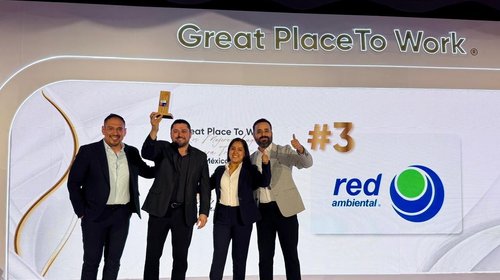Red Ambiental entra al Top 3 de Great Place to Work México 2026