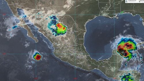 Beryl toca tierra en Tulum como huracán categoría 2