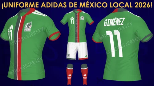 Filtran posible jersey de México para el Mundial 2026