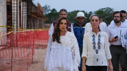 Recorren Sheinbaum el Nuevo Hospital General de Felipe Carrillo