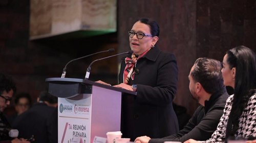 Rosa Icela defiende legitimidad ciudadana de reforma electoral