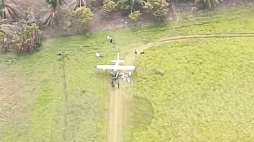 Ejército decomisa avioneta con 636 kilos de cocaína en Tabasco