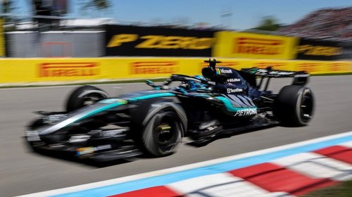 Russell conquista sprint en Canadá; Alonso abandona