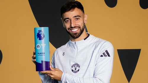 Bruno Fernandes, el mejor jugador de la Premier