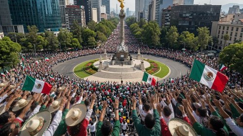 CDMX rompe récord Guinness con ola humana mundialista