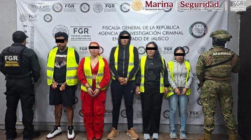 Caen cinco presuntos traficantes de migrantes en Jalisco