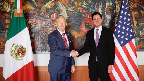 Velasco y embajador de EUA acuerdan fortalecer cooperación