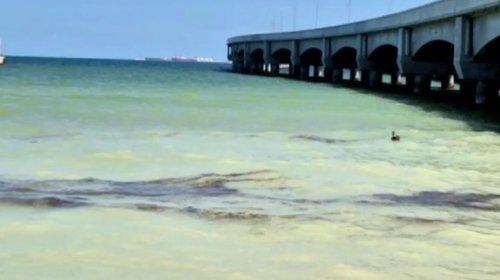Detectan fuga de hidrocarburo en costas de Progreso