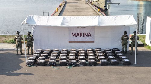 Marina decomisa 1.5 toneladas de cocaína en Chiapas