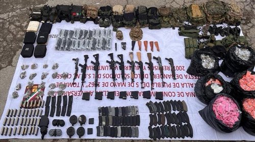 Decomisan 180 mil dosis de cristal en campamento en Sinaloa