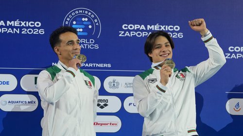 México conquista el oro de duplas en la Copa México de Clavados