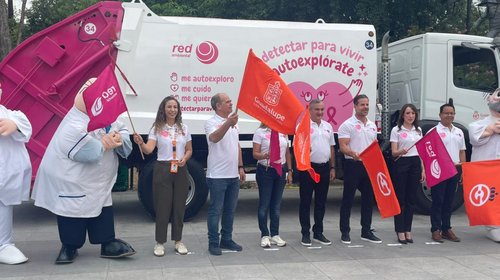 Hace sinergia por campaña rosa Red Ambiental con Guadalupe