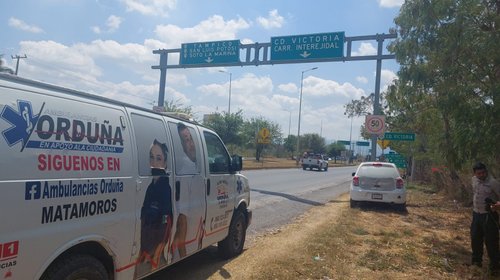 Ambulancias Orduña, de Victoria, apoyan en Matamoros por escasez