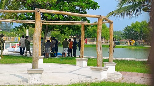 Investigan muerte en laguna del Parque Bicentenario