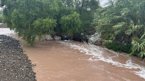 Cierran vialidades de Ramos Arizpe por aumento en niveles de agua