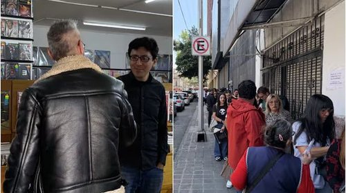 La Gusana Ciega provoca multitud en CDMX por autógrafos