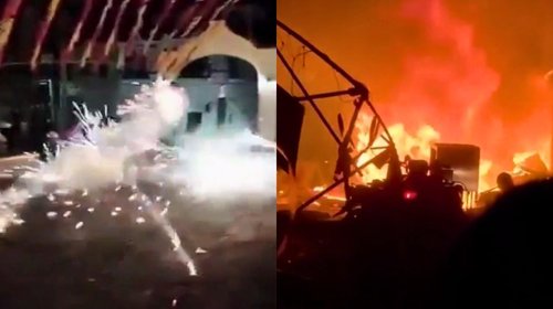 Explosión en fiesta patronal deja persona sin vida y heridos