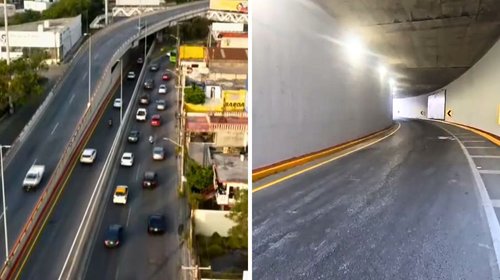 Reabren paso inferior de Rómulo Garza a Churubusco en San Nicolás