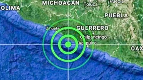 Guerrero registra sismo de magnitud 4.7 grados Richter