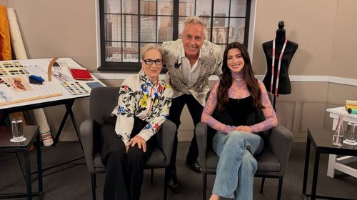 Anne Hathaway y Meryl Streep baila 'Como te voy a Olvidar'