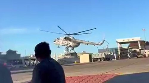 Cae helicóptero de la Semar en Mazatlán; no hay lesionados