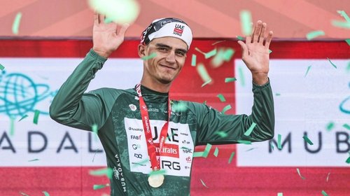 Isaac del Toro finaliza segundo en la etapa 3 del UAE Tour 2026