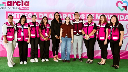 Apoya con aparatos de movilidad para fomentar inclusión en García